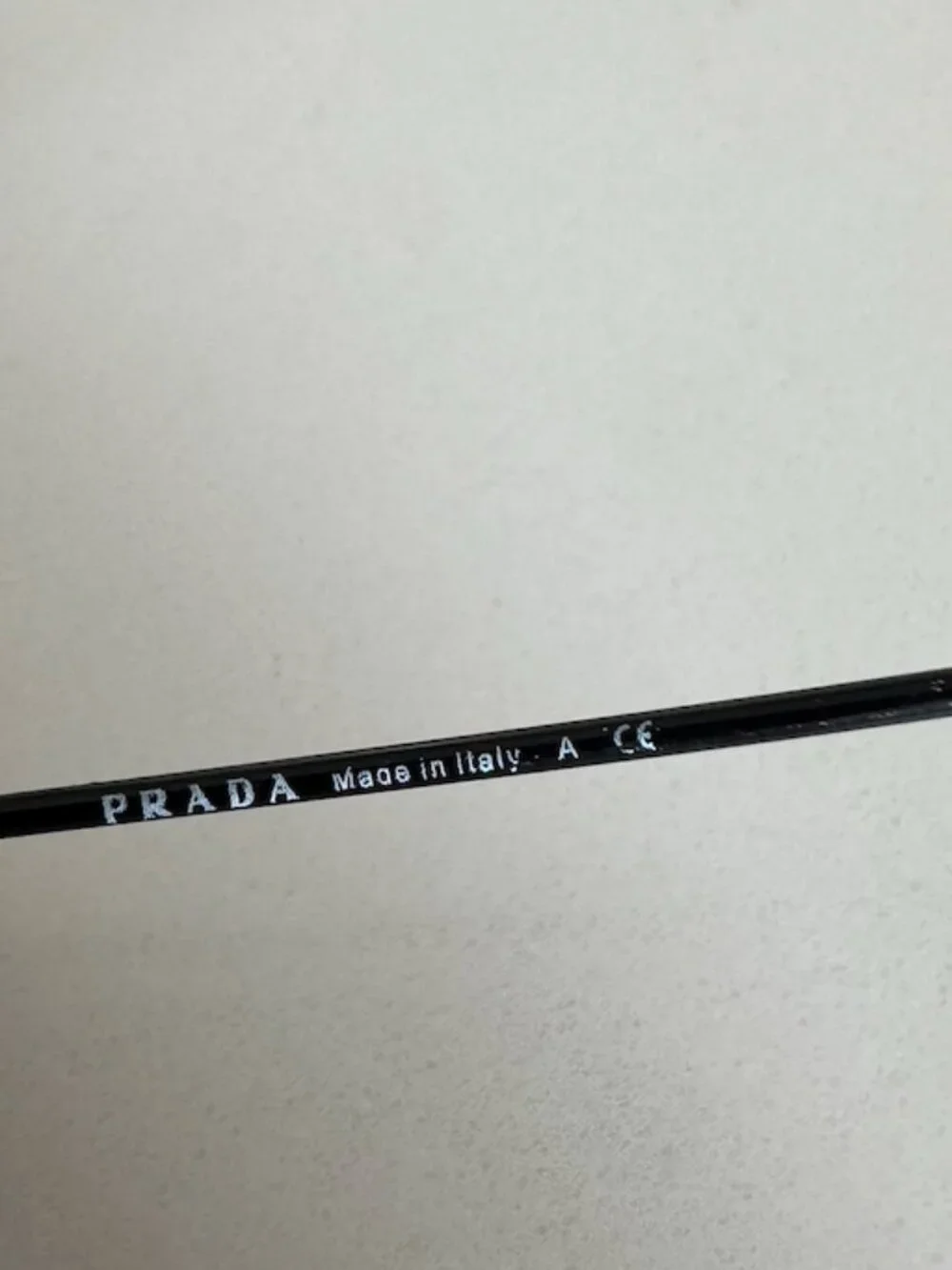 Prada Black + Yellow Aviator Sunglasses SPR 57X